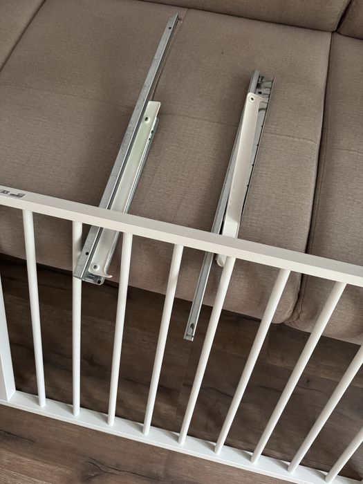 Wysuwany wieszak na spodnie, biały, 100x58 cm, Ikea