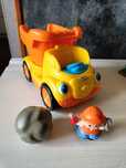 W4238 wywrotka auto budowlane figurka little people fisher Price