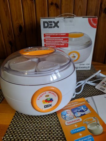 Новая в упаковке Йогуртница DEX DYM - 108