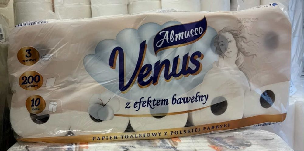 Papier toaletowy efekt bawełny