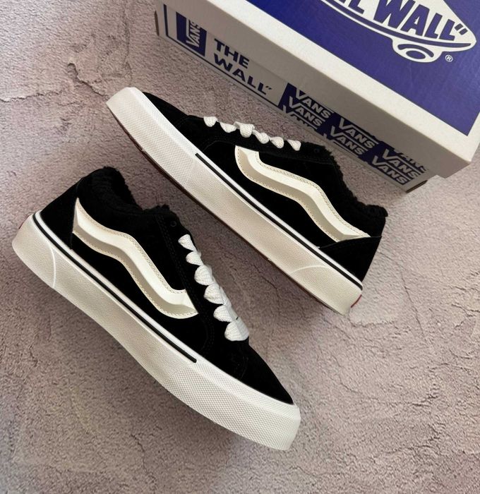!РОЗПРОДАЖ! Vans Knu Skool Black White 36 37 38 39 40 41 42 43 44 45
