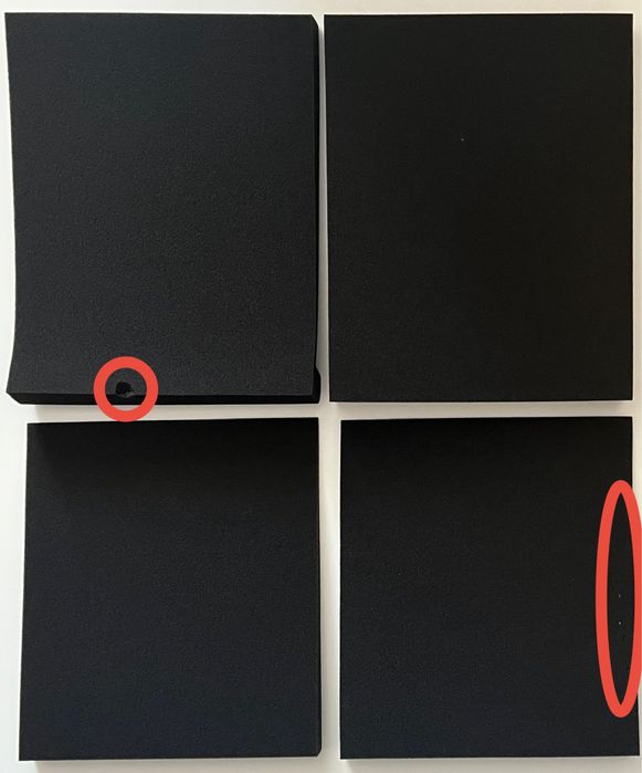 TONOR podkładki akustyczne 2 szt. pod głośniki, pianka czarna