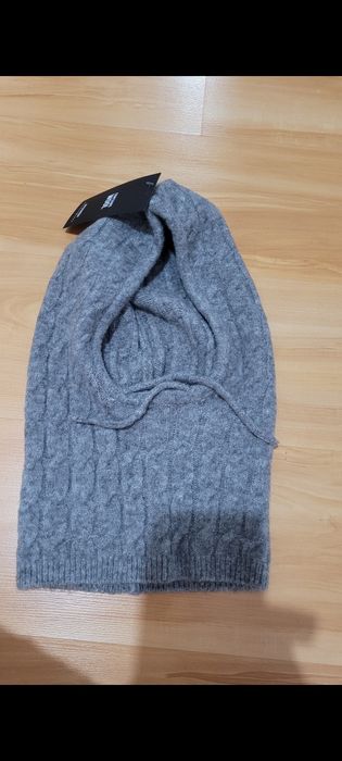 Czapka komin szary kolor nowa New Yorker