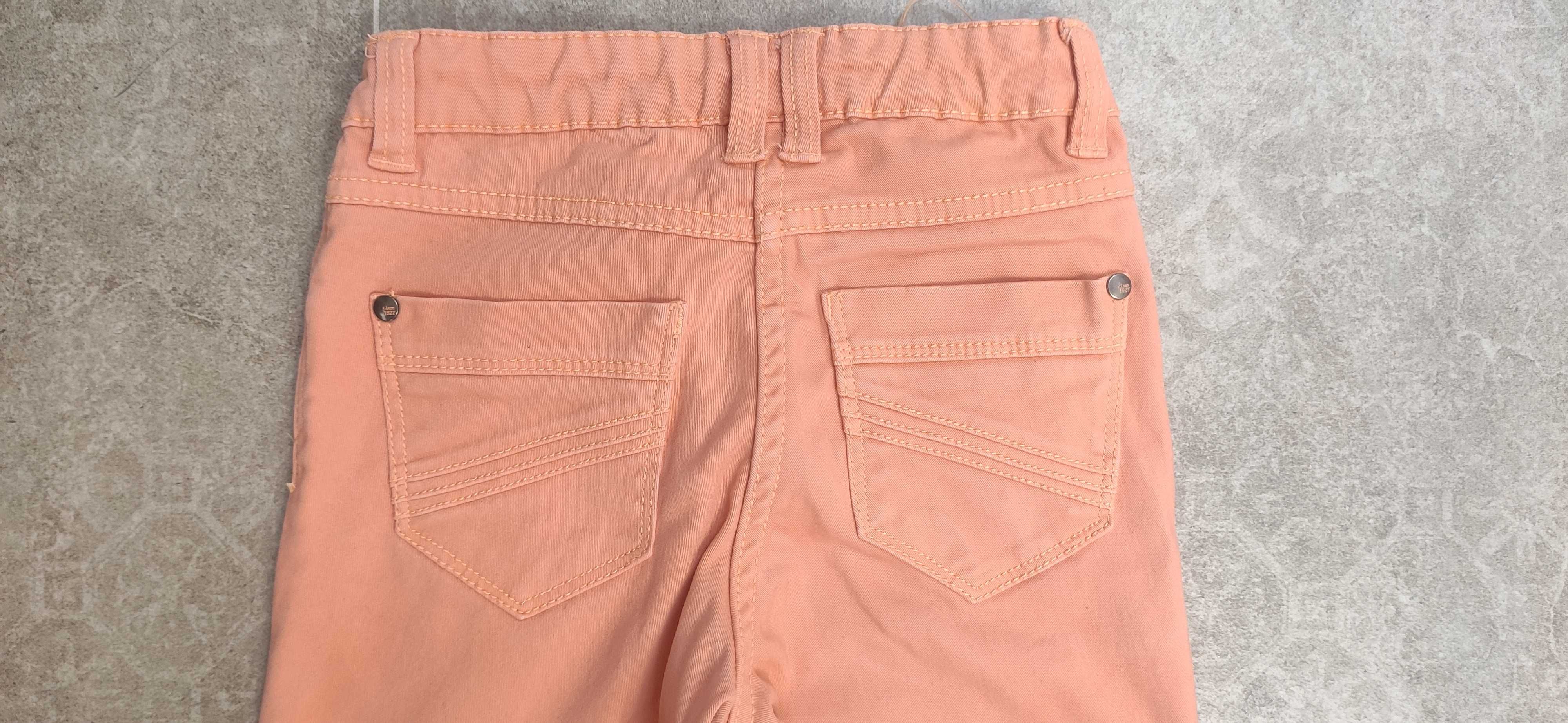 Spodnie jeansowe, dżinsy dziewczęce rozmiar 122