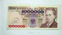 Banknot PRL 1.000000 zł 1993  M  st.1 UNC
