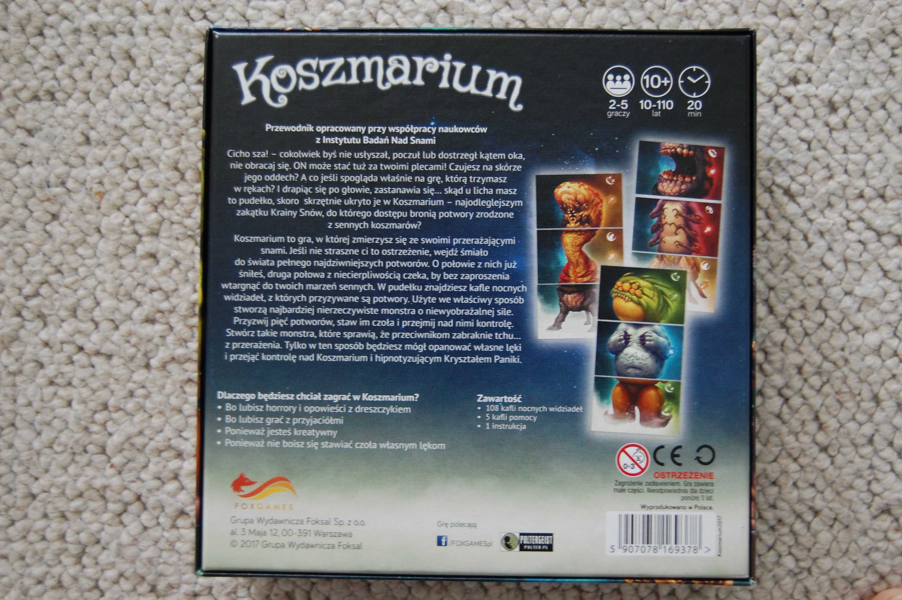 Gra planszowa Koszmarium - Foxgames