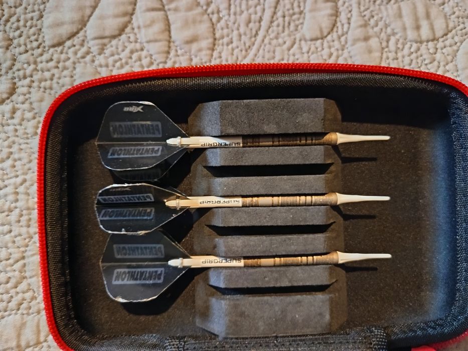 Setas 18g, acessórios e bolsa