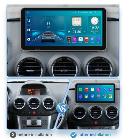 Radio Android 12 Opel Antara 1 06-17r gps wifi bluetooth