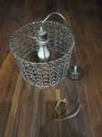 Lampa wisząca E27 glamur
