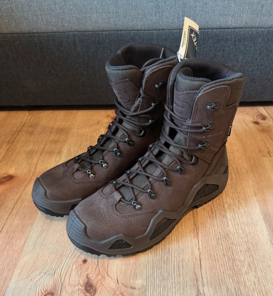 Nowe buty Lowa Zephyr Z-8N GTX C - Dark Brown - brązowe - rozmiar 44