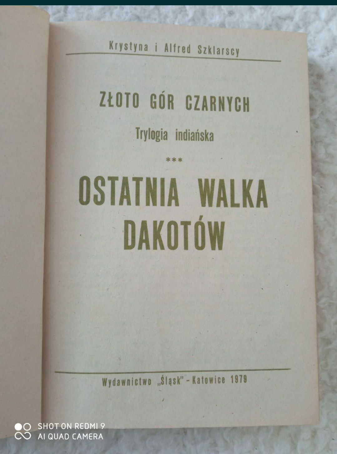 Ostatnia walka Dakotów. K.A. Szklarscy