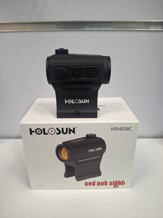 Коліматорний приціл Holosun Holosun HS403C Red з сонячною панеллю