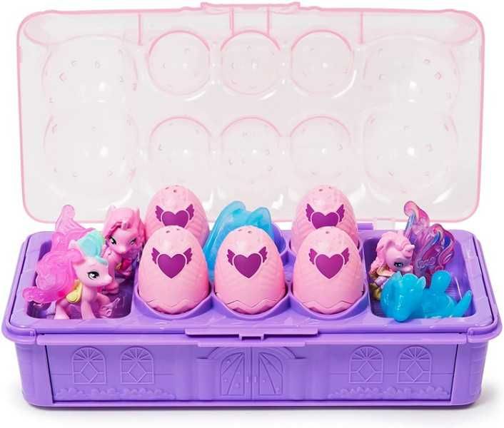 Hatchimals Unicorn Family фигурки сюрприз яйцо семья единорогов лоток