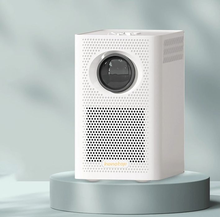 Portable Android 10 Projector, 2/16 GB, Wi-Fi and Bluetooth, White, SEALED64550224141443120