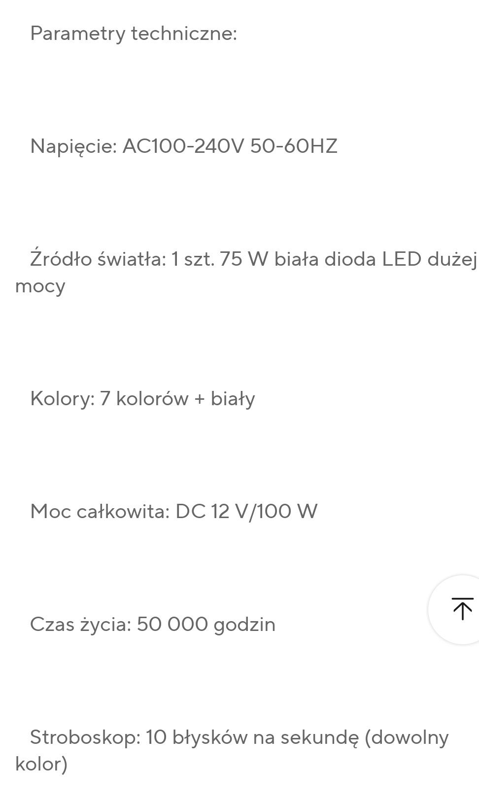 Głowa led 75w głowice ruchome pryzma oświetlenie sceniczne gobo dmx