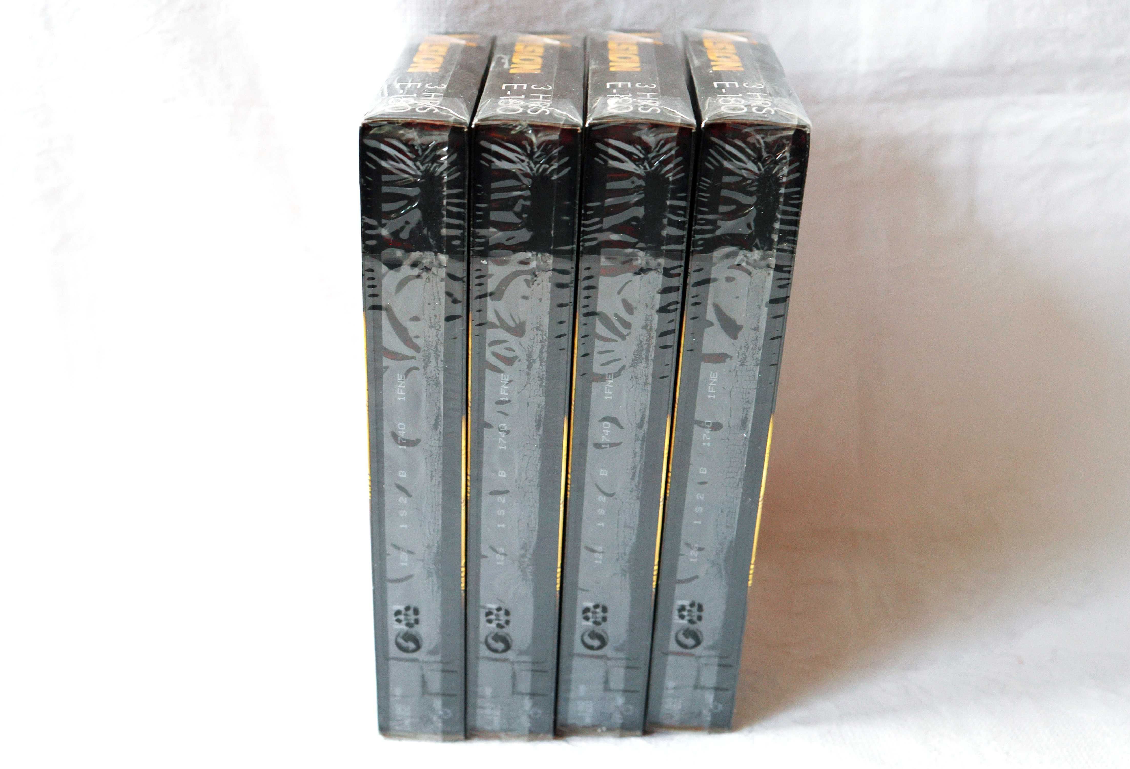 4x Kaseta VHS * BASF/Emtec VISION *E-180* Nowe KASETY stan BDB *Tanio!