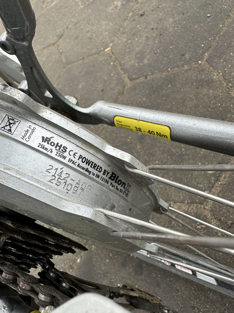 Rower elektryczny diamant