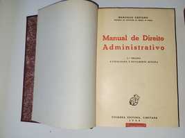 Manuais de Direito Administrativo, do professor Marcelo Caetano (1960)