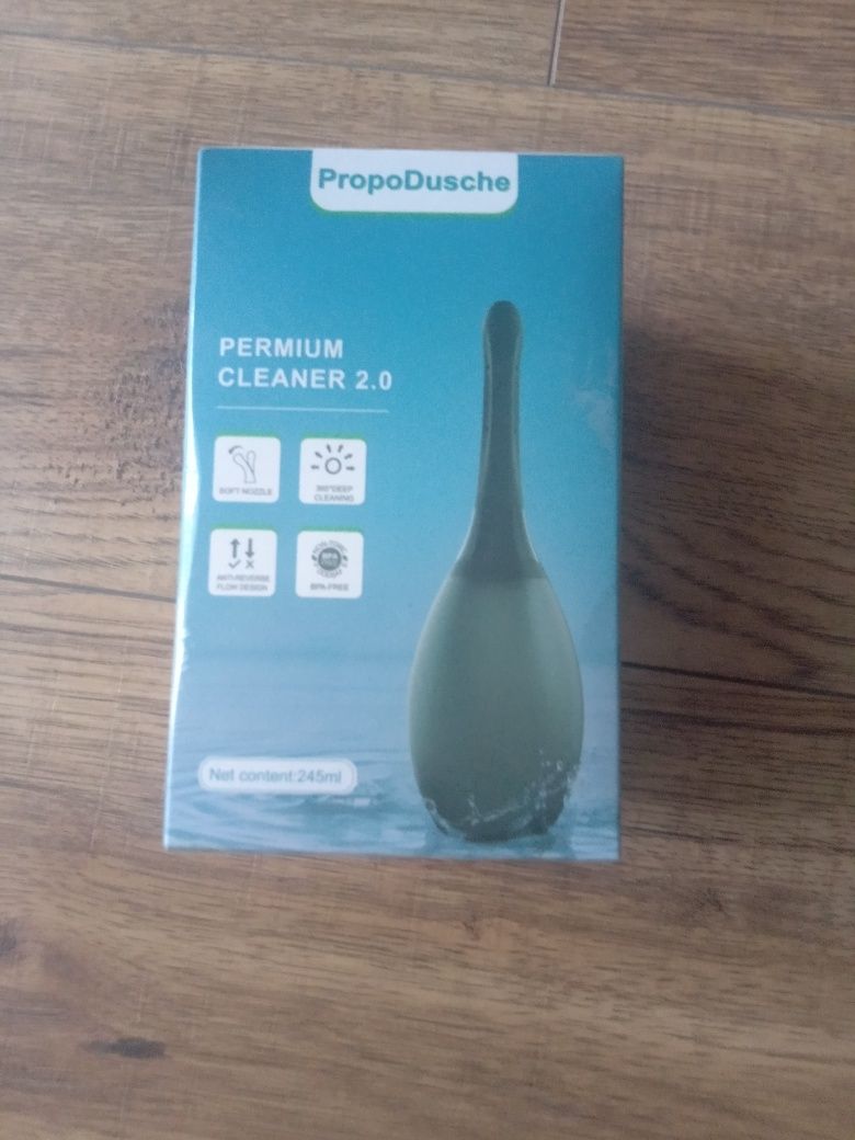 Urządzenie do lewatywy 245 ml, nasadka prysznicowa