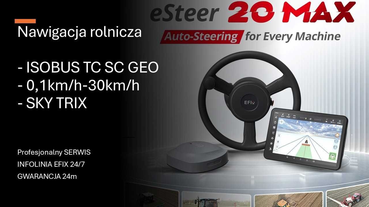 Nawigacja rolnicza EFIX eSTEER20 ISOBUS TC SC GEO !!PROMOCJA!!