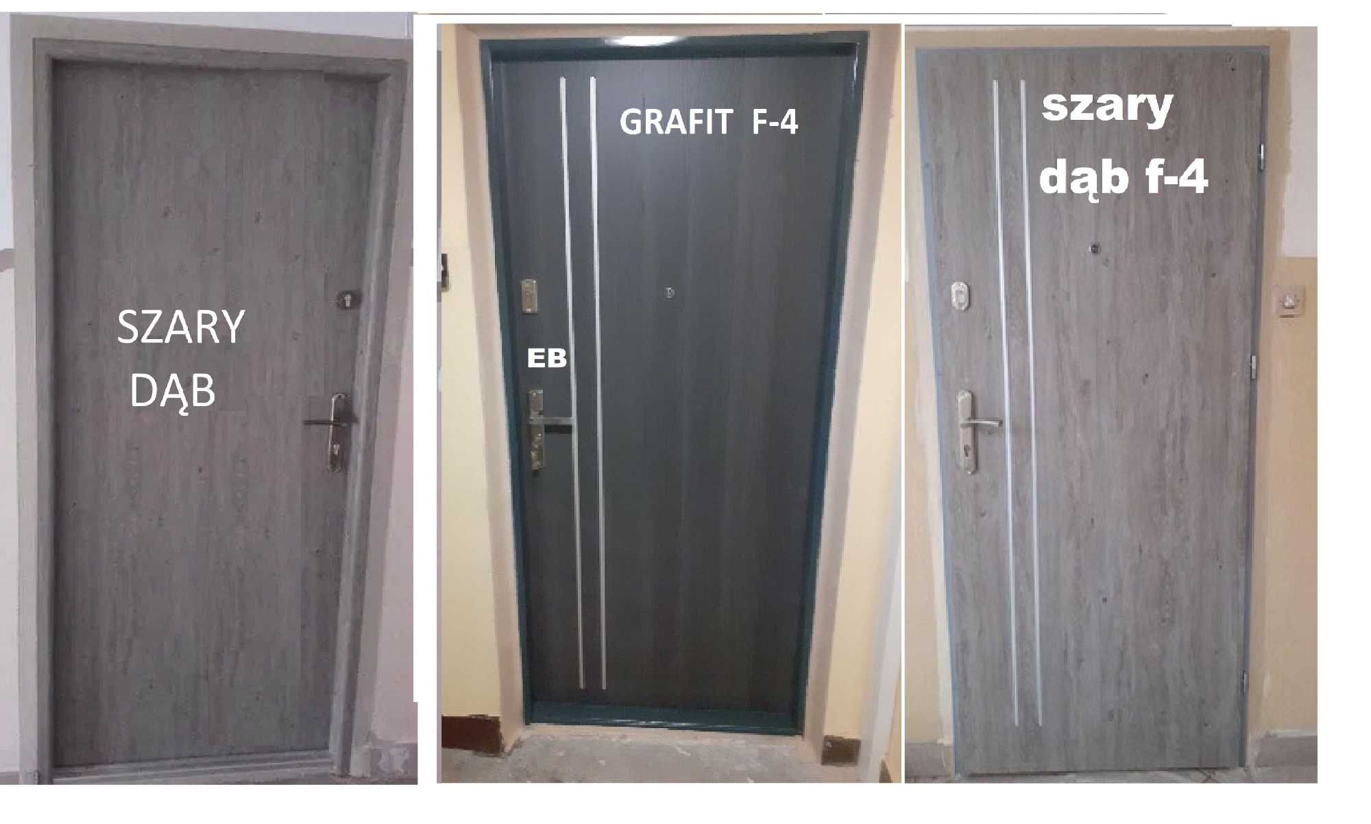 Drzwi wejściowe- zewnętrzne z MONTAŻEM drewniane i metalowe