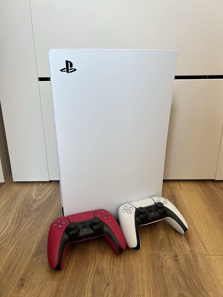 PS5 Playstation 5 Digital Edition + 2 pady