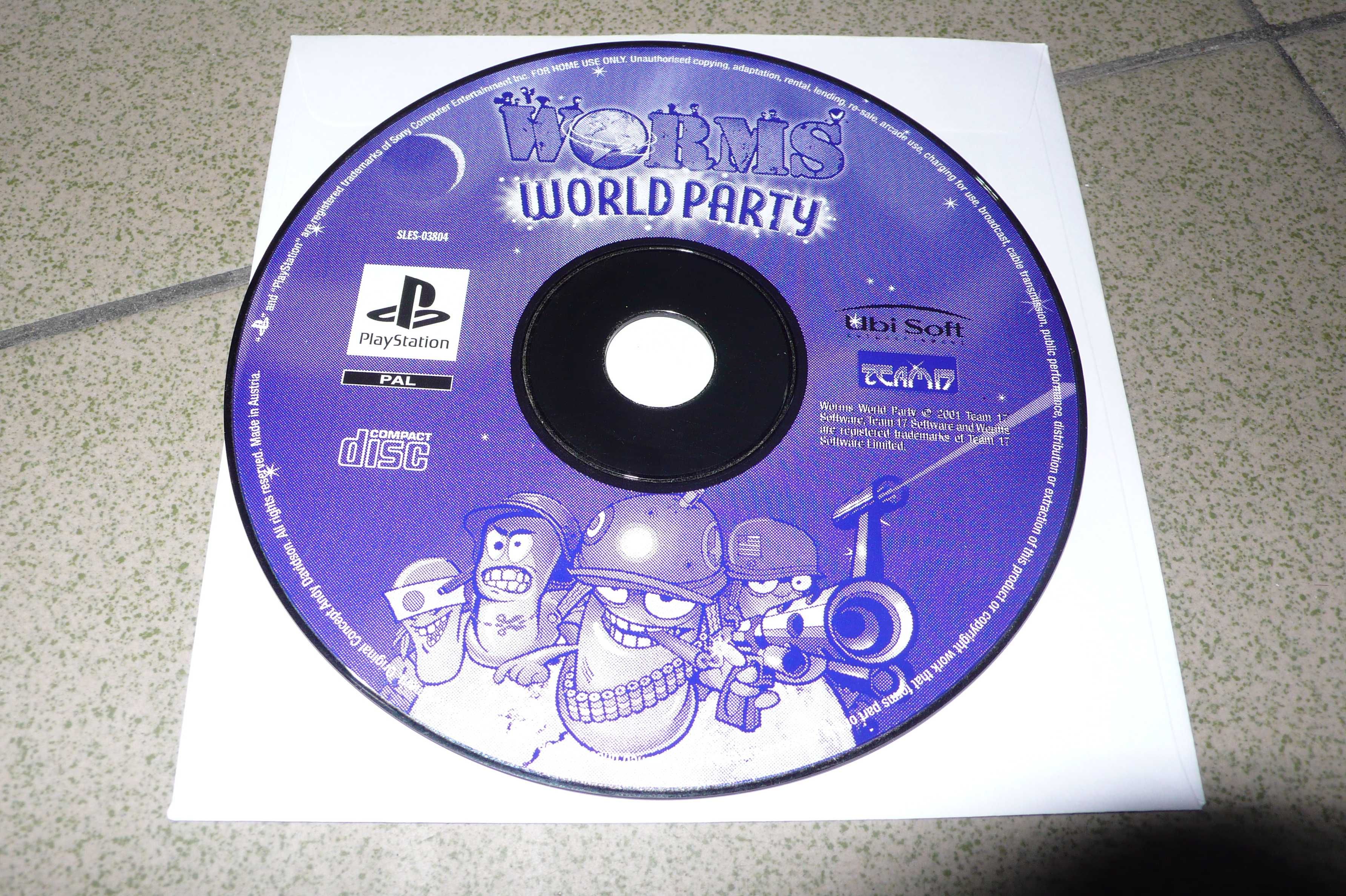 Worms World Party na PSX Playstation 1