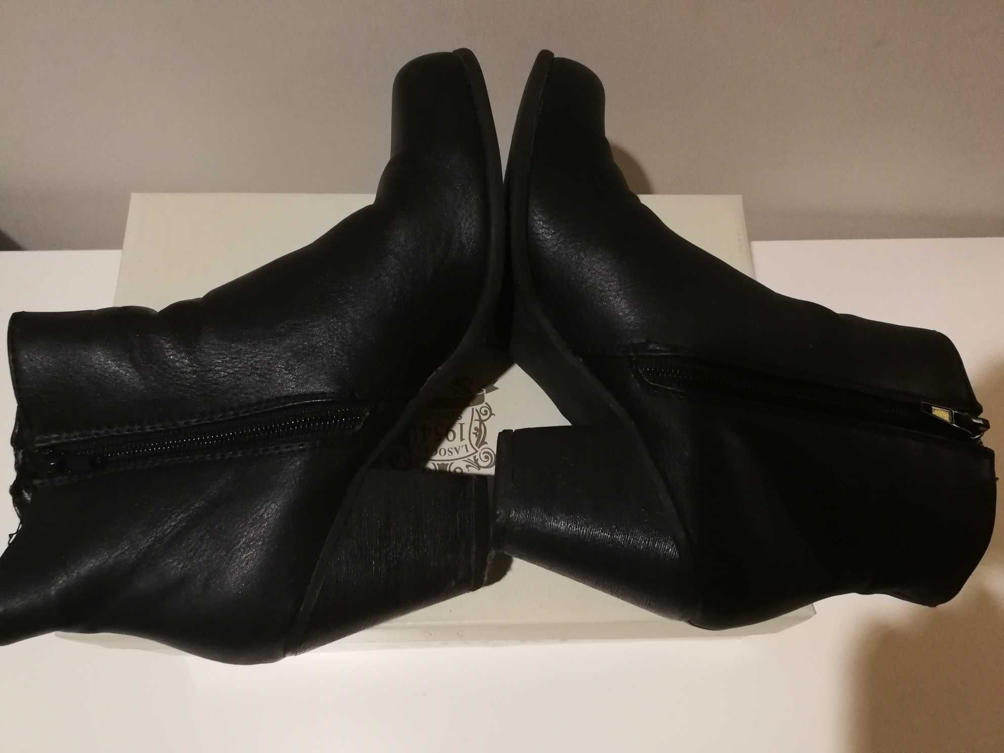 botki damskie czarne Graceland Deichmann 37