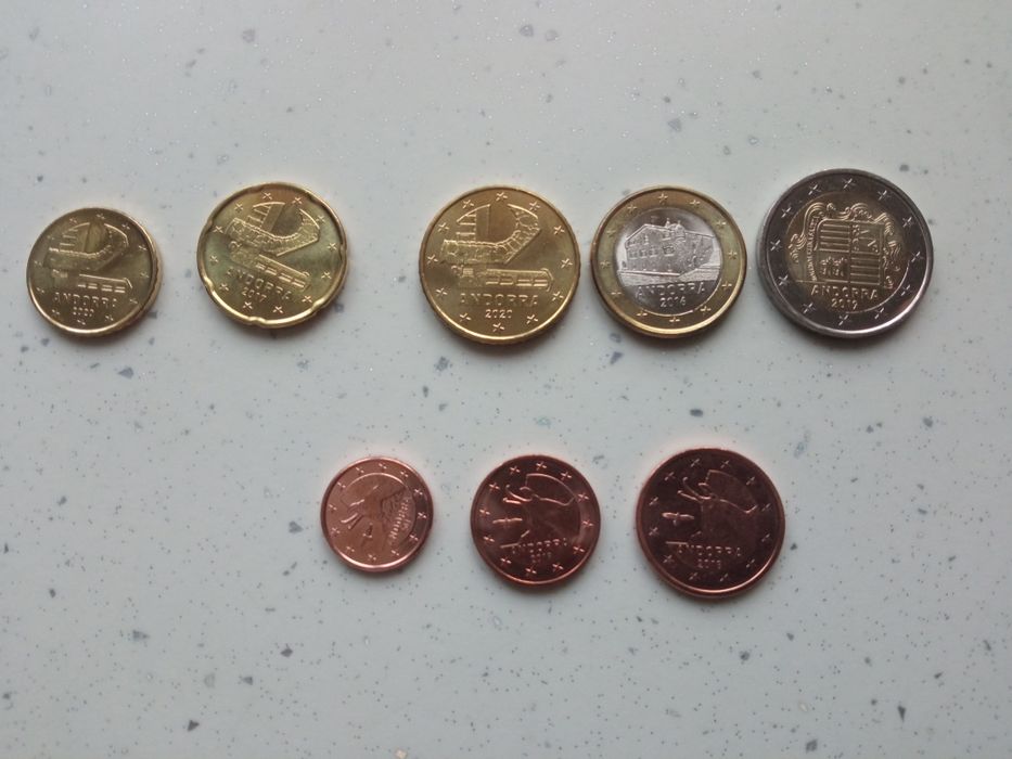 Monety euro Andora