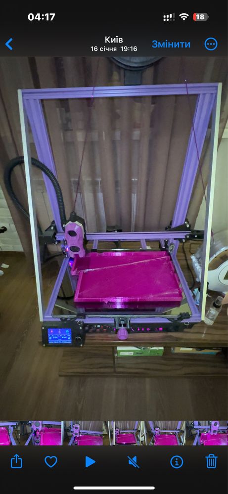 3d принтер з великою областю друку