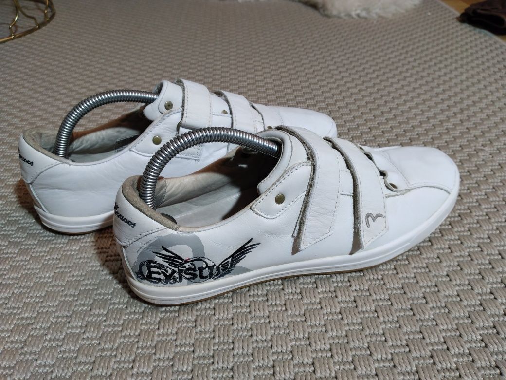 Evisu Maniacs buty skórzane PRZECENA