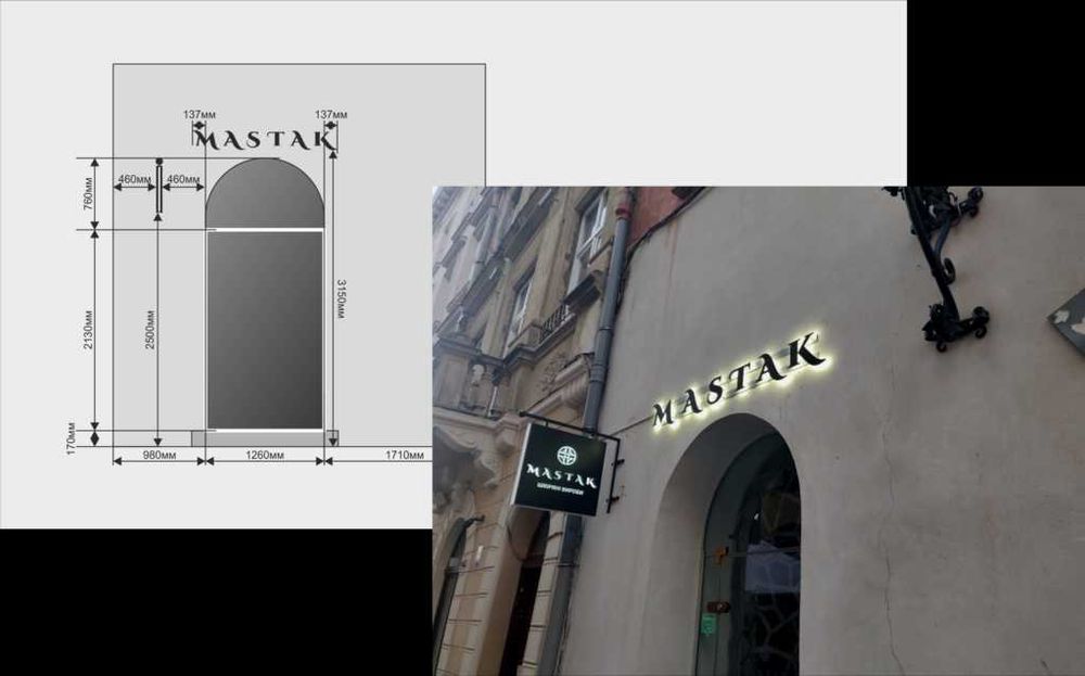 Погодження вивіски. Розробка паспорту. Дозвіл на зовнішню рекламу