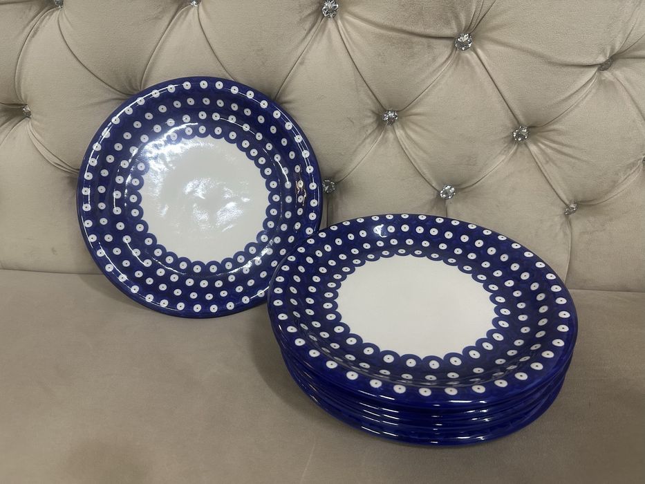 Zestaw 6 szt talerzy 26 cm Ceramika Bolesławiec