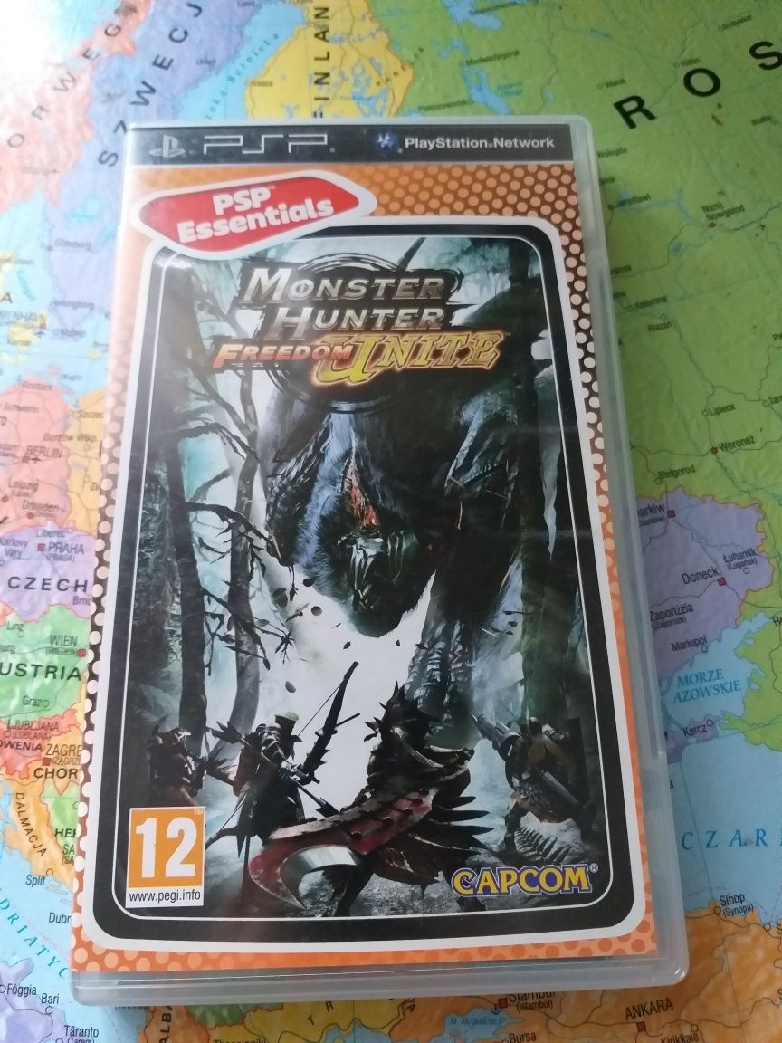 Gra Sony psp monster hunter freedom unite