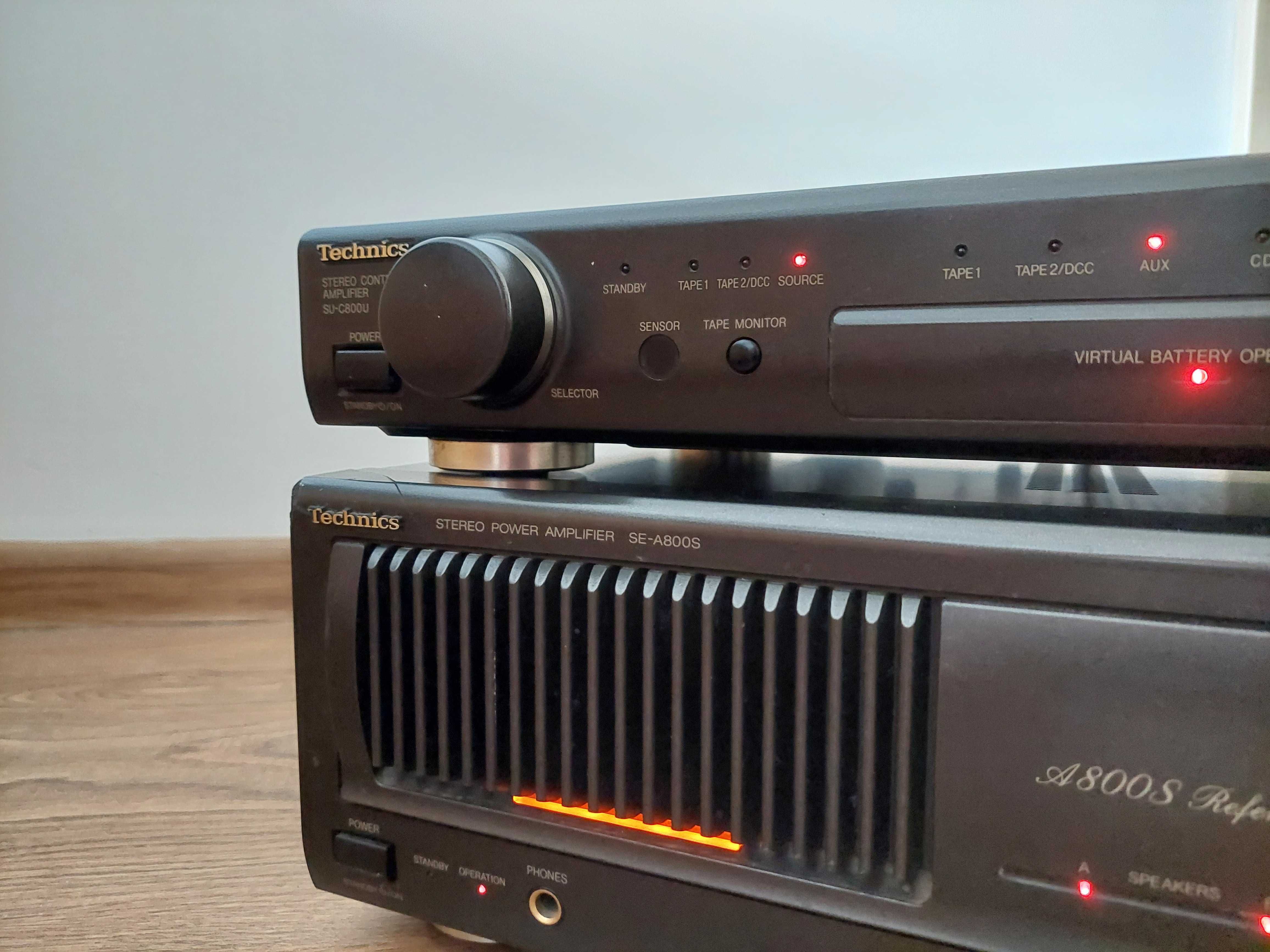 Technics SU-C800U + SE-A800S końcówka + przedwzmacniacz