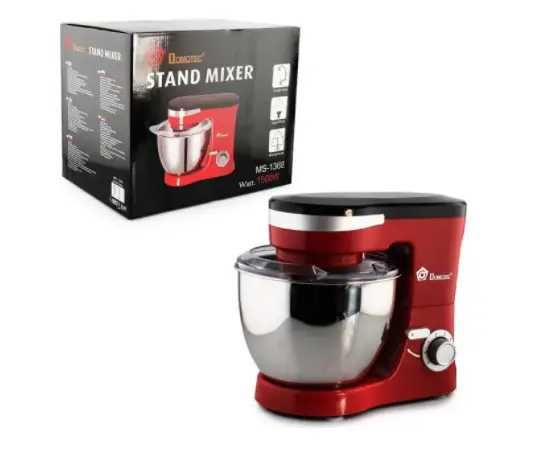 Тестомес миксер планетарный Domotec MS-1368 кухонный комбайн блендер