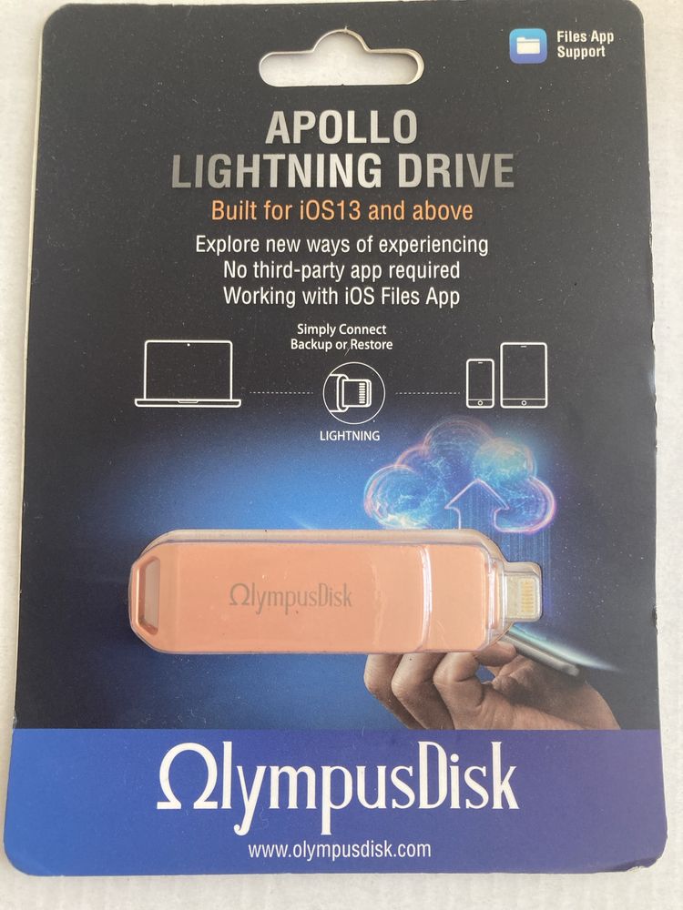 Dysk flash USB Lightning Olympus Apollo 64 GB