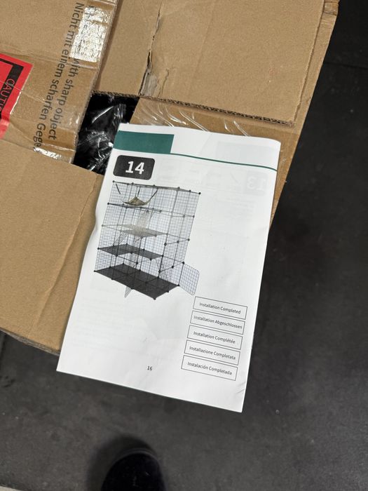 Gaiola para coelhos ou gatos nova em folha