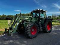 Fendt 716 Vario wraz z ładowaczem czołowym