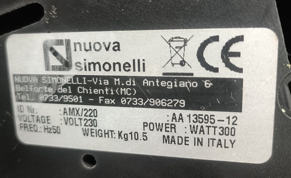 Кавомолка прямого помолу Nuova Simonelli гріндер