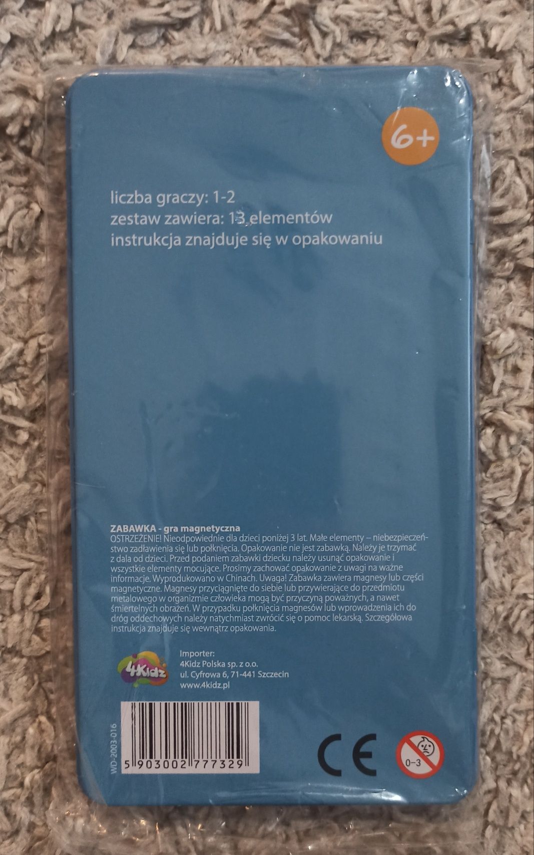 Gra magnetyczna pojazdy budowlane 6+