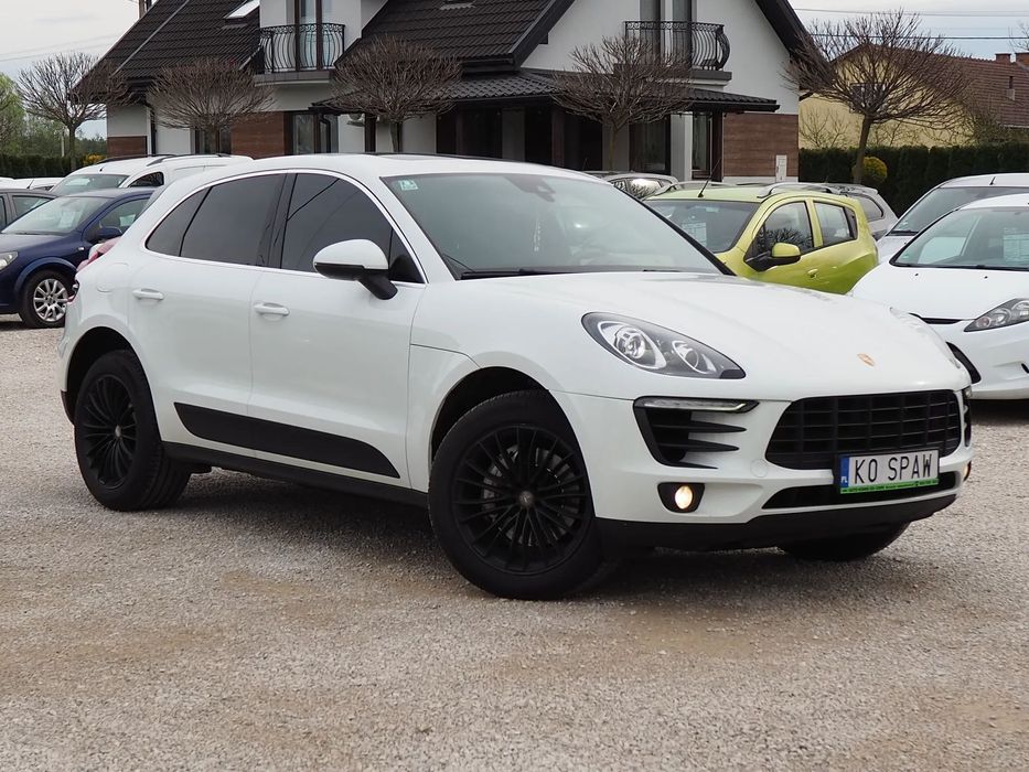 Porsche Macan 60 tyś zł! Biały Macan-S 3.0 V6 Salon Polska Ful Opcja EXPORT 73000zł
