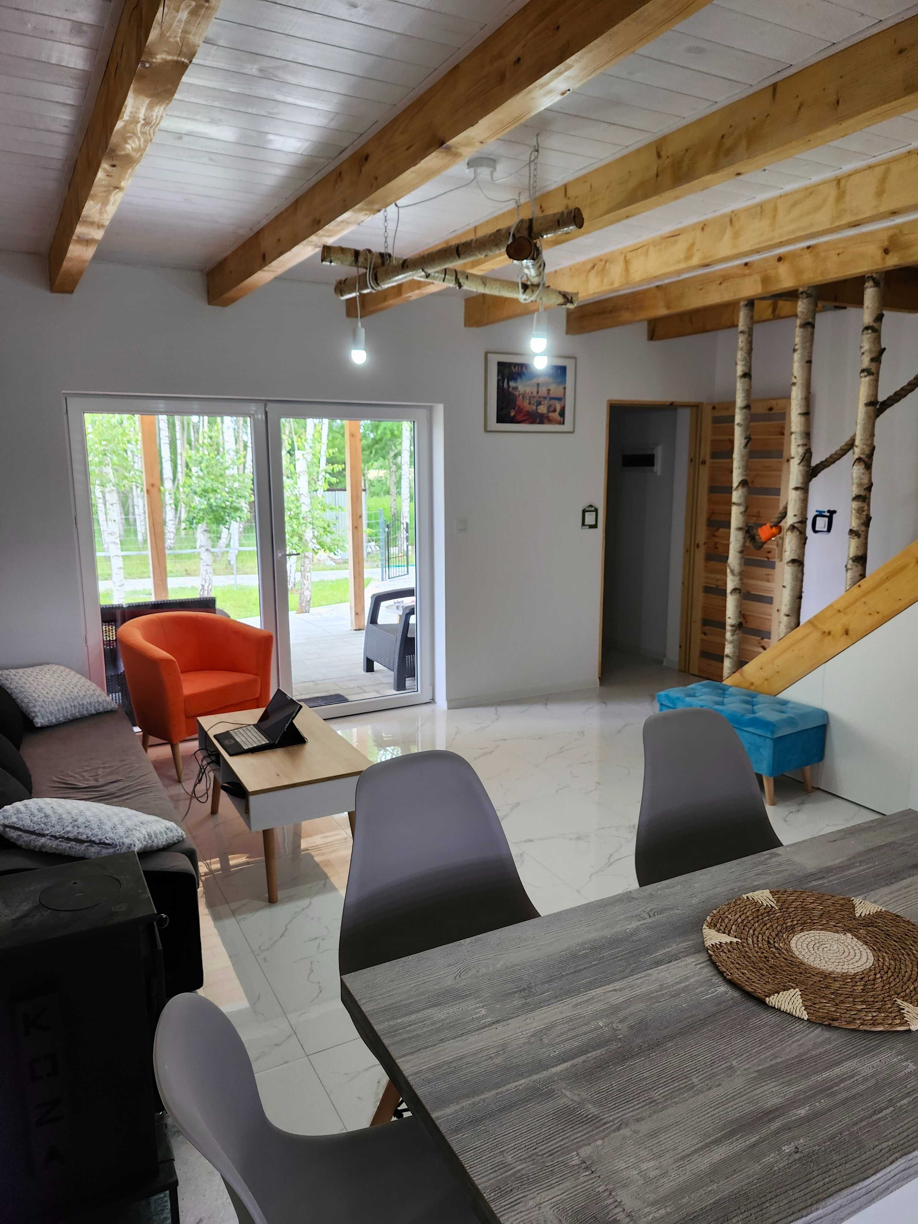 Domek z jacuzzi Siemiany  Mazury