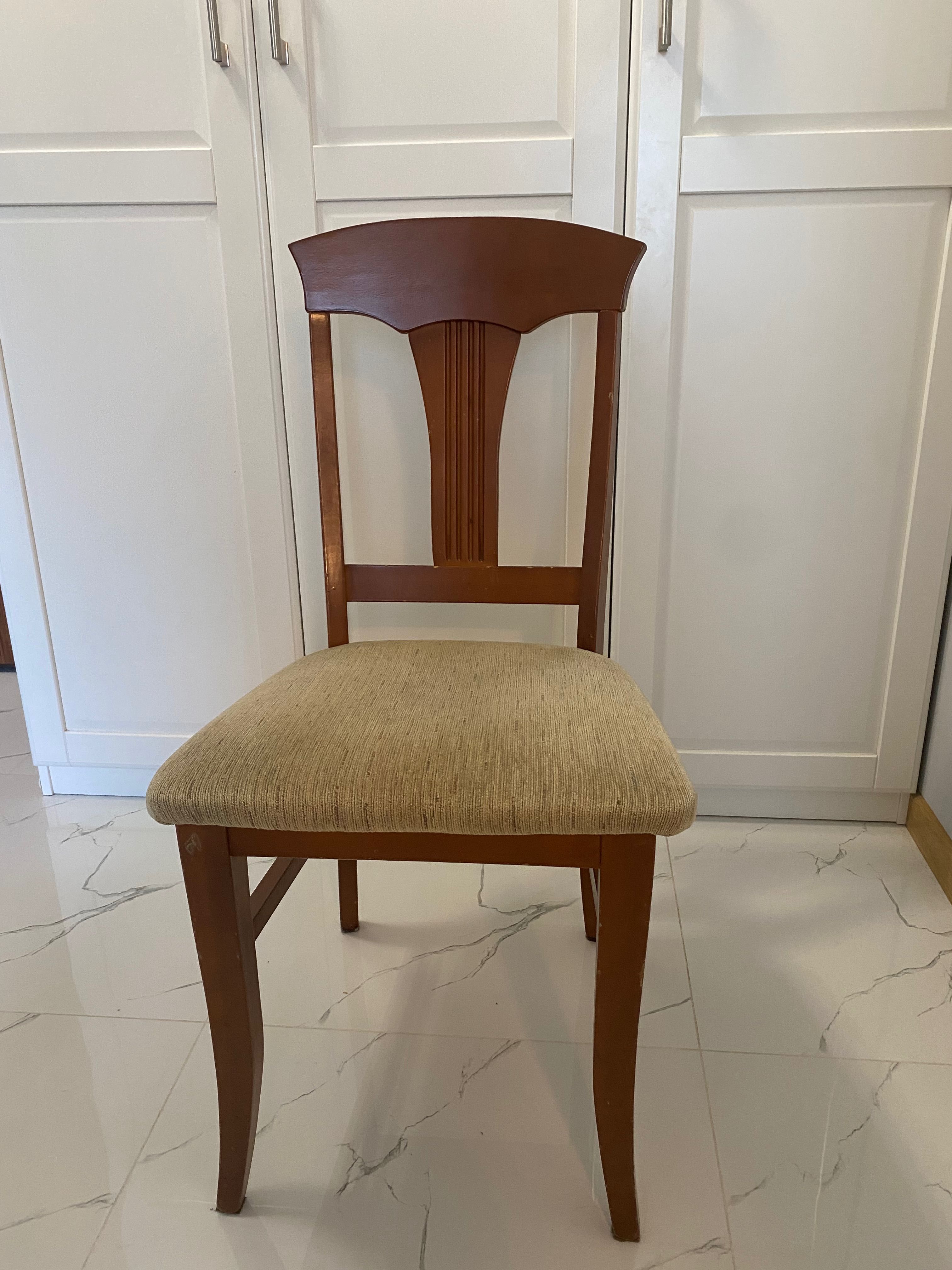 Krzesło lite drewno
