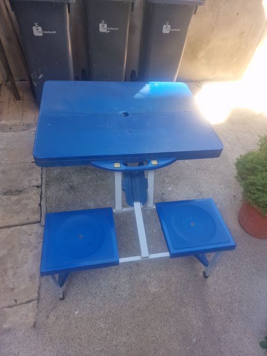 Mesa piquenique dobrável