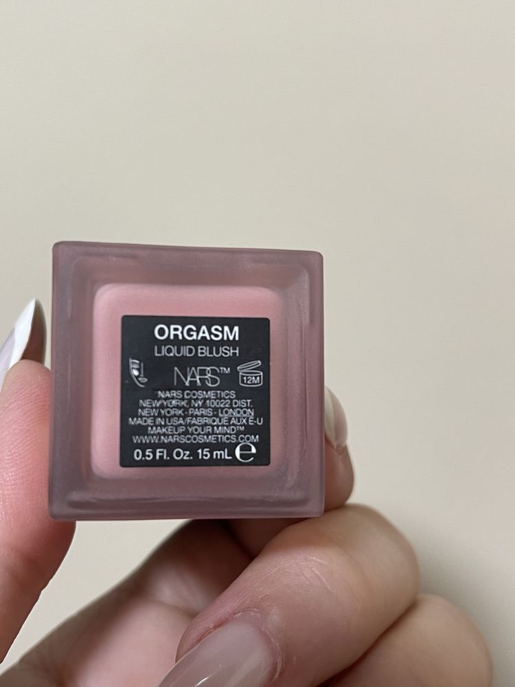 Nars Liquid Blush Жидкие румяна  відтінок Orgasm