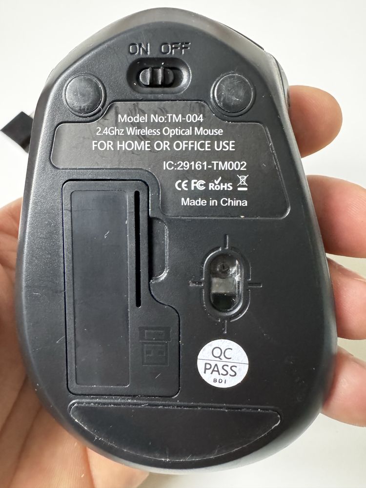 Bezprzewodowa mysz komputerowa USB C