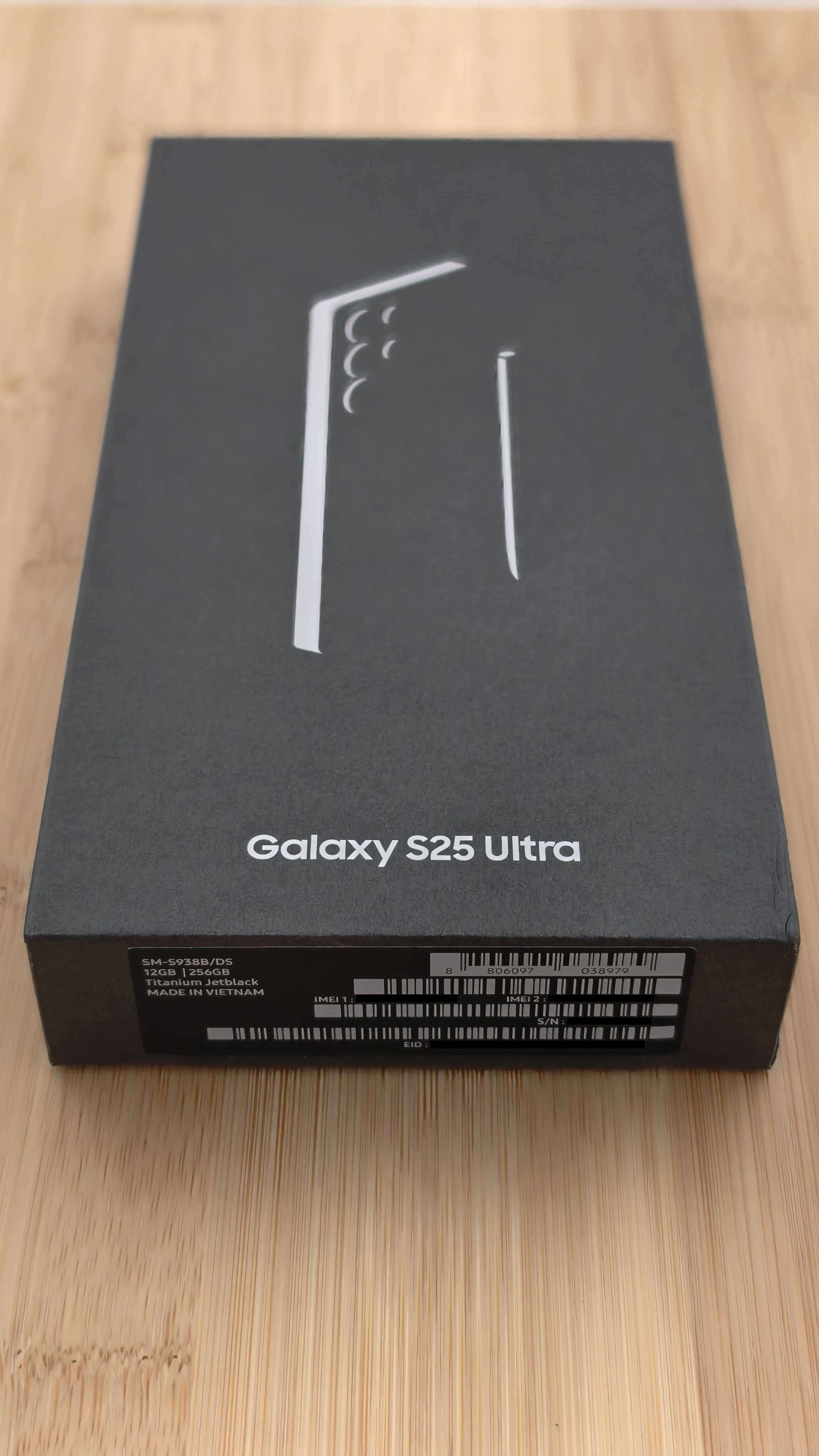 Samsung Galaxy S25 Ultra 256GB - Titanium Jetblack - Fatura e Garantia