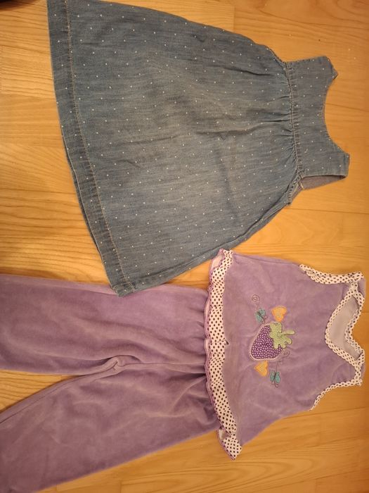 Paka ubranek dla dziewczynki w rozmiarze 86