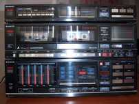 Стойка SANYO 760 (двухкассетная дека,усилитель,тюнер) Made in Japan